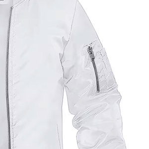 Blouson aviateur pour homme personnalisé matelassé à la mode Imperméable Respirant Tissu en toile Fabriqué au Pakistan Couleur personnalisée Taille Service OEM - Product Image 4