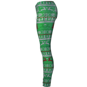 Leggings de Punto de Cintura Alta para Mujer, Transpirables, para Yoga y Ejercicio, con Logotipo Personalizado, Cintura Alta, Spandex/Poliéster de Alta Calidad - Product Image 2