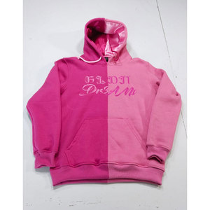 Sweat à capuche en molleton de coton de haute qualité pour femmes, style sweat-shirt à manches longues, haut décontracté, impression de lettres sur le devant, design de marque personnalisé - Product Image 1