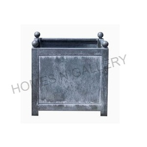 Fournitures de jardin vente chaude boîte carrée en fer en métal jardinières Pots pour jardin extérieur décoration de plantes à bas prix fabriqué en inde - Product Image 5