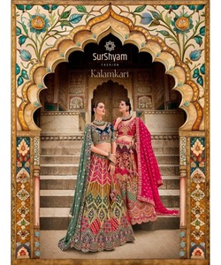 Prix bas Vente en gros Navratri Night LehengaCholi pour filles en noir avec miroir - Product Image 3