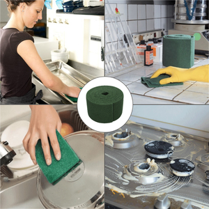 Estropajo Profesional de Fibra Verde. Rollo de 14 cm x 6 m. - Product Image 5