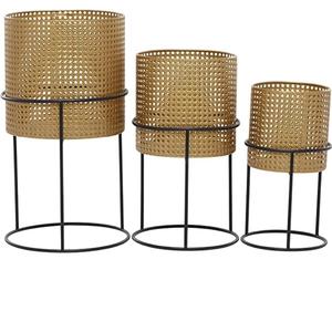 Pot de fleurs en métal et aluminium au design unique Vente à chaud de jardinières design fait main Décoration de fête - Product Image 2