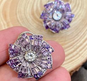 Conjunto de pendientes de circón de nuevo diseño elegante, la mejor calidad para mujer, ropa moderna, ropa de boda, pendientes de moda para mujeres y niñas - Product Image 3