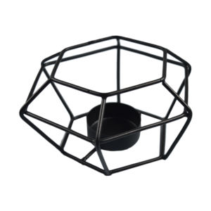 Porte-lampe en T industriel en métal grand moyen créatif salon table à manger meilleure décoration de bougie bougeoirs solides - Product Image 4