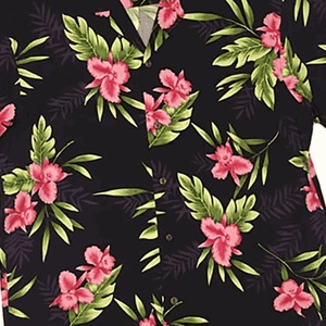 ชุดเสื้อฮาวายและกางเกงขาสั้นสำหรับผู้ชาย, ชุดเสื้อผ้า100% ลำลองแบบเขตร้อนสำหรับชายหาดทำจากผ้าฝ้ายมีกระดุม - Product Image 6