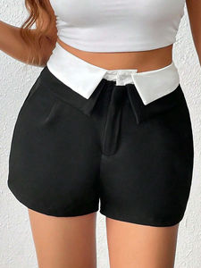 Dernière conception Shorts pour femmes Taille personnalisée Shorts en coton et polyester pour femmes Meilleure qualité Shorts élégants pour femmes 2026 - Product Image 4