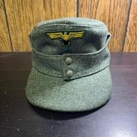 Casquette de terrain M43 de l'artillerie côtière de la Kriegsmarine allemande de la Seconde Guerre mondiale