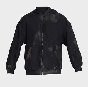 Manufacture Custom Logo 450GSM Hoodies Acid Wash <b>Mens</b> Hoodies Acid Wash for <b>Men</b> Distressed <b>Zip</b> <b>up</b> Hoodie <b>Men</b> - Product Image 1