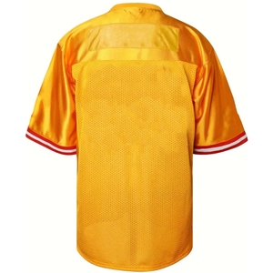 Jersey de Fútbol Americano Transpirable de Malla 100% Poliéster, Fabricado en Pakistán, con Diseño Personalizable y Mangas Cortas - Product Image 3
