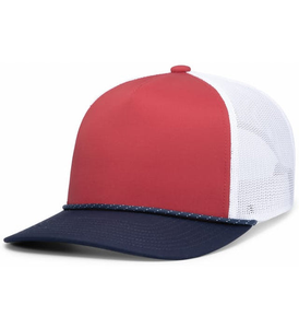 Casquette Snapback Personnalisée avec Cordon, Logo Personnalisé, Casquette Trucker 5 Panneaux en Maille, Polyester/Coton Imperméable, Couleurs Personnalisées, Sport, Golf, Protection Solaire - Product Image 4