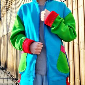 500 gsm DTG impression streetwear baggy surdimensionné personnalisé poids lourd 350G hommes blanc ninja polaire à capuche fermeture éclair sweat à capuche poids lourd - Product Image 4