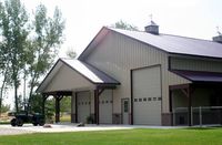 Bâtiment préfabriqué en acier à construction rapide, hangar préfabriqué pour vaches/chevaux/moutons