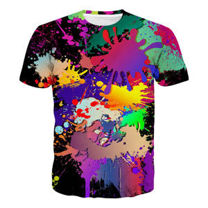 Logotipo personalizado Unisex Hombres Mujeres Camisetas Nueva moda Casual Algodón Camisetas 3D Gráfico Impreso Adultos Adolescentes Tops Tamaño - Product Image 1