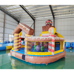 Castillo Inflable de PVC para Exteriores con Tobogán, Equipo con Certificación CE - Product Image 1