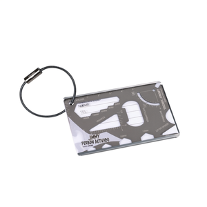 Portachiavi in Metallo Personalizzati JIMMY, Gadget Multifunzionali - Product Image 2