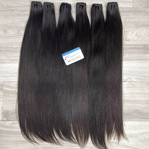 Pelo crudo alineado con cutícula Precio al por mayor Paquetes de cabello humano con cierre de encaje 5x5 HD encaje recto ondulado tamaño completo - Product Image 2