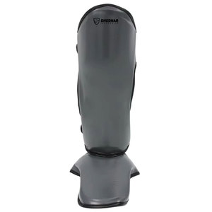 Fully Customized Logo Printing High Quality Leather Shin Guard-<b>Protective</b> Lightweight Eco-Friendly Adjustable Adult Size - Product Image 3