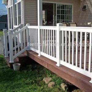 Fentech vente <span class=keywords><strong>en</strong></span> gros <span class=keywords><strong>kit</strong></span> de garde-corps <span class=keywords><strong>en</strong></span> vinyle à faible entretien personnaliser poteau de garde-corps pour porche - Product Image 3