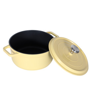 <span class=keywords><strong>Ollas</strong></span> y Sartenes de Cocina de Aluminio Esmaltado Verde y Rosa Modernas, Olla de Cocina Esmaltada - Product Image 6