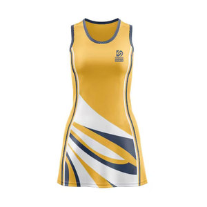 Uniforme de Netball Personalizado al por Mayor, Impreso, Profesional, de Alta Calidad, 100% Poliéster, Transpirable, Ligero, Servicio OEM, Económico - Product Image 1