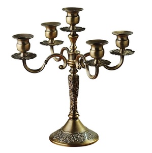 Centro de mesa decorativo de 3 brazos, cuencos, candelabros de candelita para decoración de sala de estar y decoración de mesa de comedor, candelabro - Product Image 3