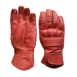 ถุงมือมอเตอร์ไซค์หนังวัวแท้คุณภาพพรีเมียม สีสั่งทำพิเศษ ดีไซน์ตามสั่ง ราคาส่งถูก - Product Image 6