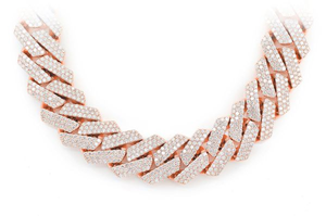 Collar de Cadena Cubana Miami de 20 mm, Joyería de Diamantes Naturales al por Mayor, Oro Blanco de 10K, 60.87 CTW, Certificado IGI, Estilo Hip Hop - Product Image 6