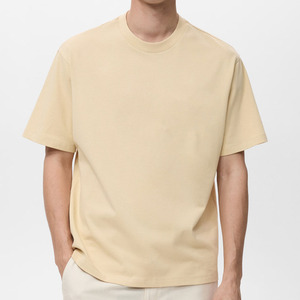 Camiseta pesada personalizada de 240gsm Vintage lavada con ácido para hombre, camiseta de gran tamaño en blanco de algodón 100% desgastada para hombres - Product Image 2