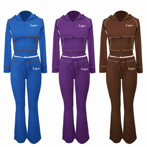 Conjunto Deportivo Personalizado al por Mayor para Hombre y Mujer, Traje de Entrenamiento Deportivo, Transpirable, Ropa de Gimnasio, Conjunto de 2 Piezas, OEM/ODM - Product Image 3