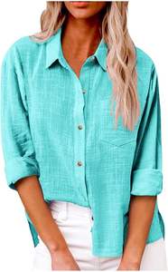 Estilo caliente verano Mujer cuello redondo Camiseta nuevo verano Tops moda manga corta versátil - Product Image 5