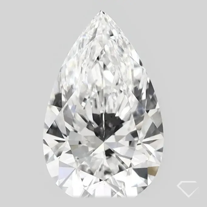 HTHP Lab Grown Loose CVD HPHT Diamond Price Per Carat Pear Cut 1.50 Carat E VS 2 Clarity White Color For Making Jewelry Luxury
