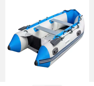 เรือยางแบบเป่าลมรุ่นใหม่ปี 2025 Rockboat Sports 330 Range - สีเทา/น้ำเงิน พร้อมเสื้อชูชีพ - Product Image 3