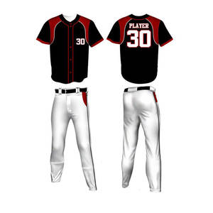 100% poliéster logotipo personalizado diseño hombres béisbol Jersey uniforme ropa deportiva personalizada técnicas impresas Opción de talla grande para - Product Image 2