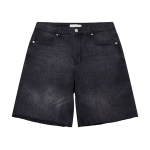 Shorts en jean ajustés OEM du Pakistan pour hommes – Fournisseur spécialisé pour le style urbain, le confort estival et le style sportswear - Product Image 5