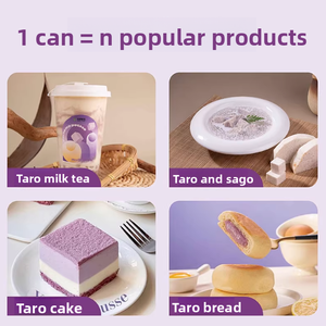 Offre Spéciale : Taro Sucré en Conserve de 0,9 kg Prêt <span class=keywords><strong>à</strong></span> Consommer – Ingrédients pour Bubble <span class=keywords><strong>Tea</strong></span>, Dés de Taro en Conserve de Qualité Alimentaire Supérieure - Product Image 5