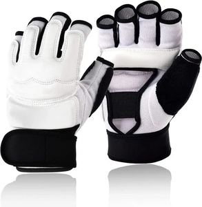 Gants de Taekwondo traditionnels ZARSAH EXPORTS, approuvés pour les tournois, respirants, en cuir professionnel, antidérapants, équipement d'arts martiaux - Product Image 1