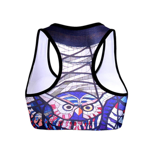 Soutien-gorge de sport sans couture pour femmes haut pour le soutien des impacts soutien-gorge de Fitness actif respirant de Sublimation personnalisée pour Yoga Gym entraînement Plus - Product Image 3