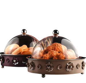 Durable Date <b>Bowl</b> <b>With</b> Custom Finished Handcrafted Design Arabic Ramadan Special <b>Serving</b> Chocolates & Dates <b>Bowl</b> <b>With</b> Dome <b>Lid</b> - Product Image 2