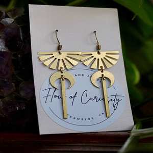 New Arrival 2025 <b>Brass</b> Gold Plated Earrings Handmade <b>Jewellery</b> for Women and Girls Wear in Wedding Party's ,hldi, Mehendi Wear - Product Image 2