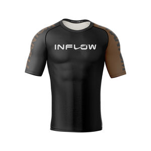 Rashguards de Compresión Personalizados OEM para Jiu-Jitsu, Spandex/Poliéster, 220g, Cintura Antideslizante, Manga Larga, para BJJ, Judo y Artes Marciales - Product Image 4