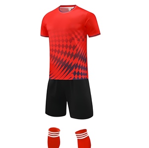 Uniforme de Fútbol Unisex para Adultos de Alta Calidad, Ecológico y Ligero, de Algodón/Poliéster, Manga Corta, Impresión por Sublimación, Secado Rápido - Product Image 4