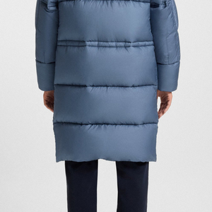 Veste matelassée à capuche pour homme de haute qualité avec logo personnalisé / prix de gros, manches longues et fermeture éclair pour l'hiver - Product Image 6
