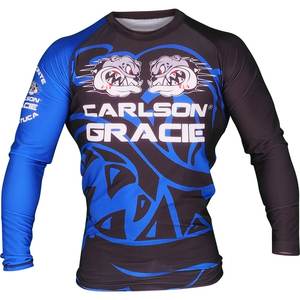 Rashguard Sublimado Anti-UV para MMA y BJJ con Logotipo Personalizado, Manga Larga, UPF50+, Tejido Transpirable para Hombre - Product Image 1