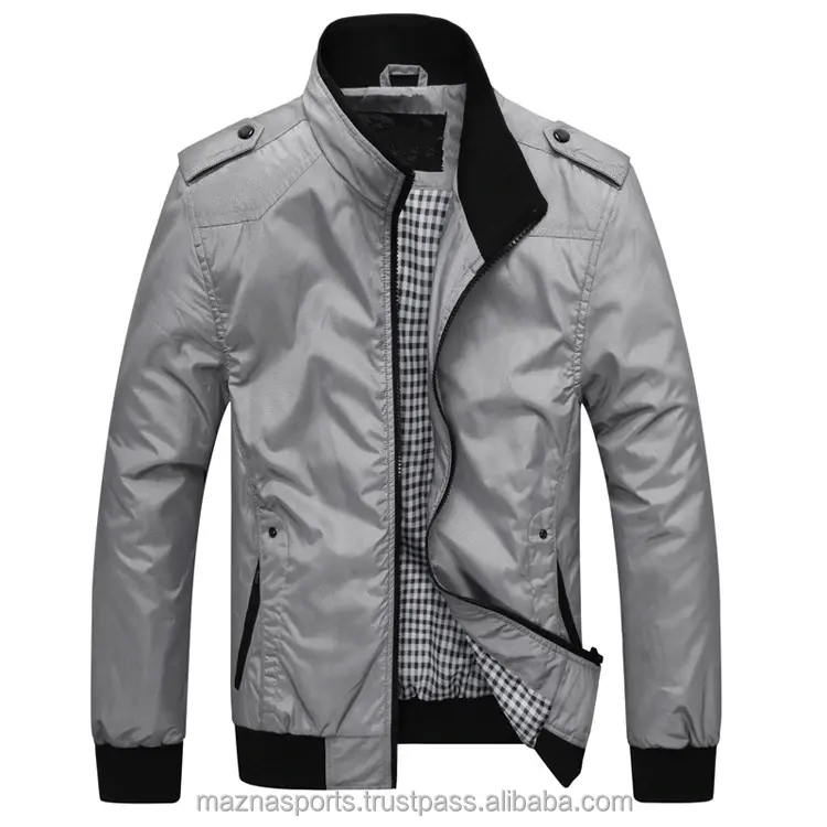 Mens Jackets Spring Autumn Casual Coats Solid Color Male Bomber Jackets 4XL Mens Sportswear Stand Collar Slim Jackets