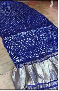 Sari de Seda Modal Hecho a Mano para Vestir de Noche, Casual, de Lujo, Elegante para Uso Diario, a Precio de Mayoreo por Proveedor - Product Image 4