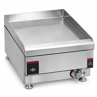 Grill électrique professionnel de comptoir en acier inoxydable, type Teppanyaki, pour restaurant et snack-bar