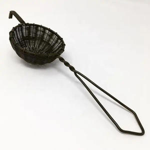 Meilleure vente Passoire à thé en métal tissé à la main bonne qualité Passoire à thé à long manche plaqué or pour thé en vrac - Product Image 4