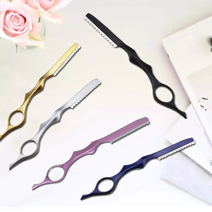 Rasoir de précision de haute qualité pour une utilisation en salon Rasoirs amincissants durables et ergonomiques Rasoirs amincissants tranchants personnalisables - Product Image 6