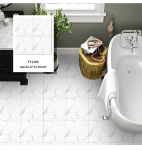 Gạch cho sàn phòng ngủ màu đen sàn đá cẩm thạch Sticker 3D gạch đá cẩm thạch tự dính PVC tường Sticker sang trọng Vinyl tấm ván sàn - Product Image 6